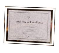 GracesDawn Crystal glass Photo Diploma Document Frame Frame picture size 8 12'' x 11'' 217mm*279mm