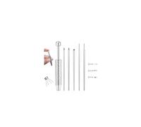 GraceWhisper Piercing Taper Ball Grabber Tool Kit-14G 16G 18G 20G Stainless Steel Body Piercing Insertion Tool for Changing Flat Back Earrings Nose Lip Navel Jewelry Threadless&Threaded Included