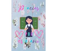 ¡Gracias maestra por este año tan especial! Regalo original para profe y maestras | Regalos profesores fin de curso | Regalo de ... de notas | ... a una maestra inolvidable al final del curso