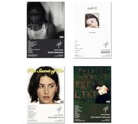 Gracie Abrams Album Cover Limited Edition Posters (Set of 4) Unframed 8in x 12in(20x30cm) Canvas Poster Wall Art Decor Print Picture Paintings for Living Room Bedroom Decoration