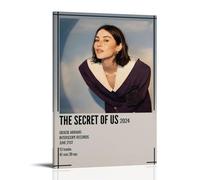 Gracie Abrams The Secret Of Us Anti Splash Art Posters Living Room And Bedroom Hanging Paintings Suitable for Multiple Scenarios No Need for Punching Easy to Install Suitable for Gifts And Personal Us