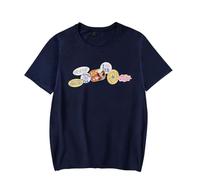 Gracie Abrams The Secret of Us Sticker T-Shirt Summer Women Men Tee (3XL,Navy)