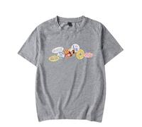 Gracie Abrams The Secret of Us Sticker T-Shirt Summer Women Men Tee (S,Grey)
