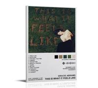 Gracie Abrams This Is What It Feels LikeCanvas Posters for Bedroom Wall Art Decor Posters Prints Art Poster Print Painting Retro Home Wall Decor Picture Bedroom12x18inch(30x45cm) Frame-style