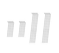 Gracilaria 20PCS RC Airplane Z Type Pushrod Steel Wire Push Pull Rod Pushrod for RC Plane Helicopter Boat Ship DIY Model Aircraft Connecting Rod Parts (1.2x100mm/1.2x200mm)
