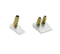 Gracilaria 2PCS RC Boat Stern Water Suction Device Bottom Water Inlet Pick Up with M6 Nozzle for RC Boat DIY Model Ship Building Parts (Style 1)