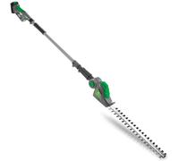 Gracious Gardens 18V 2.4m Telescopic Cordless Hedge Trimmer Long Reach Pole Cutter, Includes 1 Battery & 1 Charger in Green Gracious Gardens Green