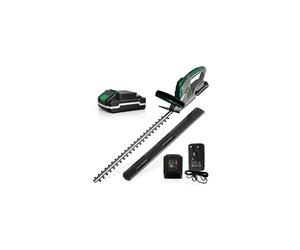 Gracious Gardens 20V Cordless Hedge Trimmer | Electric Cutter Comes with 1 Battery & Charger