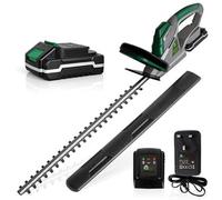 Gracious Gardens Cordless Hedge Trimmer 18V Li Ion Battery Charger And Guard Included