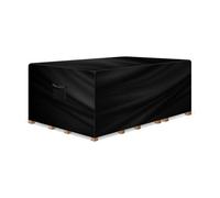 Gracious Gardens Rectangular 280X204X106Cm Outdoor Patio Waterproof Garden Furniture Cover, Weatherproof Rattan Sofa Protector