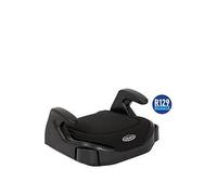 Graco Booster Basic R129 Backless Booster Car Seat, Lightweight at only 1.4kg, Suitable from approx. 7 to 12 years (135-150cm), Black fashion