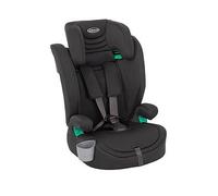 Graco Eldura R129 Harness Booster (76-145cm - 15 Months to Approx. 12 Years). Harness mode from 15 months to approx. 4 Yrs (76-105cm), Highback mode from approx. 3.5 to 12 yrs (105-145cm), Midnight