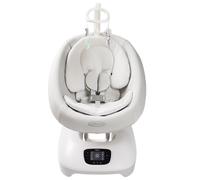Graco Eluma Sway Soothing Baby Swing, Birth to 9kg (Approx. 6 Months), cry Detection Technology That Senses Your Baby and soothes/Settles, 3-Recline Positions, Rori Fashion