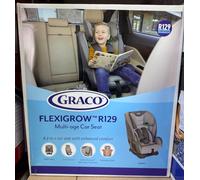 Graco FlexiGrow R129 Toddler Car Seat - Quartz Harness Highback booster Safety
