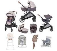 Graco Near2Me Trio Travel System 7-Piece Bundle - Heather