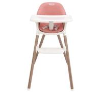 Graco Presti 3-in-1 Highchair (6 Months to Approx. 27.3kg/6 Years), Lightweight at 4.75kg, Compact fold, Easily Portable, 3 Different Modes for Longevity, Dusty Rose Fashion