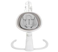 Graco Sway 'n Grow Bluetooth Soother with toybar, Suitable from Birth to Approx. 4 Years (0-18kg), with 6 Swaying motions, 4-Speed Vibration, Music, Height Adjust and Compact, Heather Fashion