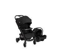 Graco Tavira Travel System - Suitable from Birth to Approx. 4 Years (0-22kg). One-Hand Folding, Compact Pushchair, Includes i-Size car seat, Midnight Fashion
