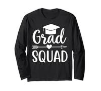 Grad Squad Happy Graduation Last Day of School Celebration Long Sleeve T-Shirt