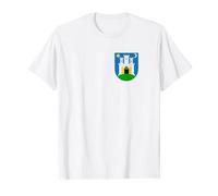 Grad Zagreb Coat Of Arms Souvenir Hrvatska Croatian Gifts T-Shirt