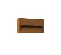Grada Outdoor Surface Mounted LED Wall Lamp Rust 6W 3000K IP54 Netlighting Brown One Size
