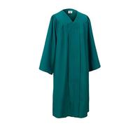 GradClassical Unisex Matte Graduation Gown Only for High School and Bachelor, Choir Robes for Church, Judge Costumes, Halloween Costumes (Emerald 51" Plus (5'6" ~ 5'8"))