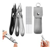 Graddi Ingrowfix Pro, 180°Wide-Mouth Stainless Sharp Eagle Beak Beveled Toenail Clippers, Angled Toenail Clippers with Lock Buckle Suitable for Men, Women and The Elderly with Thick Nails