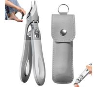 Graddi Ingrowfix Pro,Graddi Ortho Clip,Graddi Orthoclip,Anti-Splash Slant Edge Long Handled Stainless Steel Eagle Beak Toenail Clippers,Nail Clippers with Safety Lock for Thick Nails (Silver)
