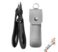 Graddi Ingrowfix Pro, Graddi Ortho Clip, Graddi Orthoclip, Slanted Nail Clipper with Safety Lock, Large Jaw Curved Nail Clippers - Heavy Duty Nail Clipper, Toe Nail Clippers for Thick Nails (Black)