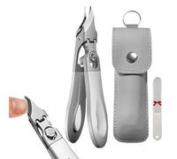 Graddi Ingrowfix Pro, Graddi Orthoclip, Anti-Splash 25° Slant Edge Nail Clipper, Eagle Beak Beveled Nail Clippers, Wide Jaw Opening Anti-Splash Slanted Nails Clipper for Thick Nails (Sliver)