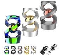 Graddi Kinetics Dream - A Floating Moment Of Calm, Kinetics Desktop Metal Fidget Spinner Toys, Experience The Natural and Smooth Beauty, Relax Your Mind, for Office (Set I,3 Pcs)