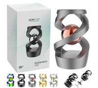 Graddi Kinetics Dream - A Floating Moment Of Calm, Kinetics Desktop Metal Fidget Spinner Toys, Experience The Natural and Smooth Beauty, Relax Your Mind, for Office (Gray,1 Pcs)