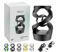 Graddi Kinetics Dream - A Floating Moment Of Calm, Kinetics Desktop Metal Fidget Spinner Toys, Experience The Natural and Smooth Beauty, Relax Your Mind, for Office (Black,1 Pcs)