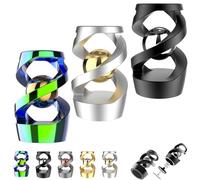 Graddi Kinetics Dream - A Floating Moment Of Calm, Kinetics Desktop Metal Fidget Spinner Toys, Experience The Natural and Smooth Beauty, Relax Your Mind, for Office (Set F,3 Pcs)