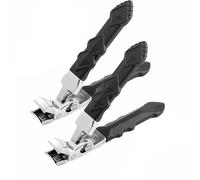 Graddi Orthoclip, Long Handled Ergonomic Curved Nail Clippers, Slanted Nail Clippers with Curved Metal Blade,Toe Nail Clipper,Wide Jaw Stainless Steel Clippers for Thick Nails (2 pcs)