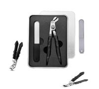 Graddi Orthoclip,Long Handled Ergonomic Curved Toenail Clippers,Wide Jaw Opening Nail Clippers for Thick Nails(B)