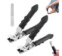 Graddi Orthoclip, Solymall/Sheremart/Shirem/Dotmalls/Libiyi Ortho Clip, Curved Nail Clippers, Long Handled Ergonomic Curved Nail Clippers (2pcs)