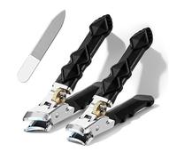 Graddi Orthoclip, Toe Nail Clippers for Thick Nails for Seniors, Nail Clippers with Safety Lock for Thick Nails, Large Wide Jaw Opening Toenail Cutter for Elderly Seniors (A)