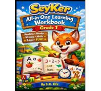 Grade 1 All-in-One Learning Workbook: Reading, Phonics, Writing, Math, Logic, and Fun Skill Practice for Ages 6-7