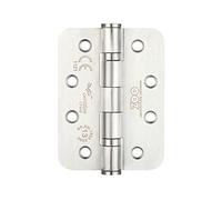 Grade 13 Ball Bearing Hinges Radius 102x76x3mm in Satin Stainless Steel