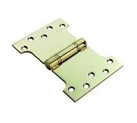 Grade 13 Parliament Hinge, Heavy-Duty Steel, Wide Throw Design, for Fire Doors and Large Internal or External Doors (PVD, 102mm x 100mm x 152mm x 3.5mm)