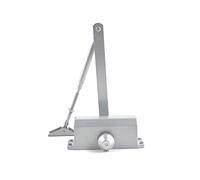 Grade 2 Automatic Hydraulic Door Closer - Adjustable Heavy-Duty Arm for Commercial & Home Use - Fire Door Aluminum Alloy - White Finish