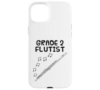 Grade 2 Flutist, Flute Exam Music Student Woodwind Musician Case for iPhone 15 Plus