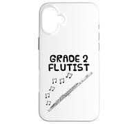 Grade 2 Flutist, Flute Exam Music Student Woodwind Musician Case for iPhone 16 Plus