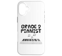 Grade 2 Pianist, Piano Exam Music Student Musician Case for iPhone 16 Plus