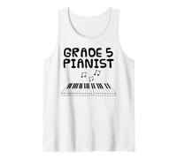 Grade 5 Pianist, Piano Exam Music Student Musician Tank Top