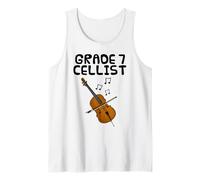 Grade 7 Cellist, Cello Exam Music Student String Musician Tank Top