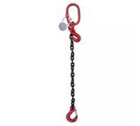 Grade 8 1-Leg Chain Sling 7MM With Sling Hook Lifting WLL 1.5T + Shorteners (2 Metre EWL)