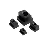 Grade 8.8 Carbon Steel T-Slot Nut, Large,5Pcs/10Pcs Set M10/M12/M16/M20/M22/M24/M27/M30/M36 T-Nut Black Oxide Finish Tapped Through Slot T-Nuts(M24(large),10pcs)