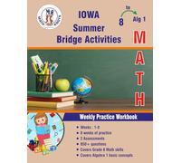 GRADE 8 TO Algebra 1 : IOWA Summer Math Bridge Activities